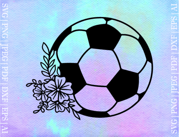 A Designer's Review: Floral Soccer SVG for Business Graphics