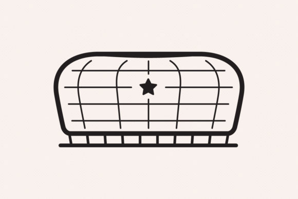 A Modern Stadium Embroidery Design for Crafters