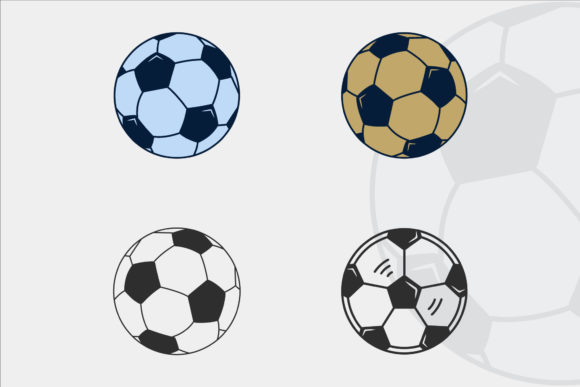 Set of Icon Soccer Ball Vector Logo: Graphics & Logos Review