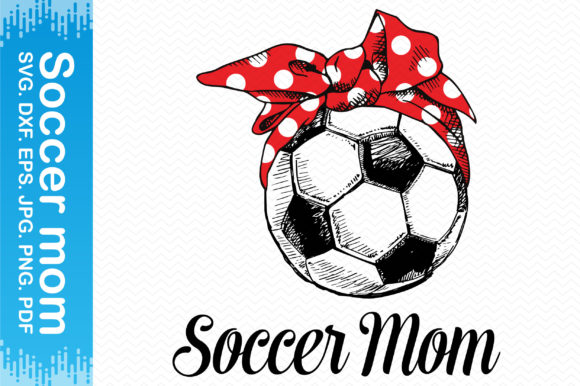 Soccer Mom Bandana Clipart for Crafts & Graphics