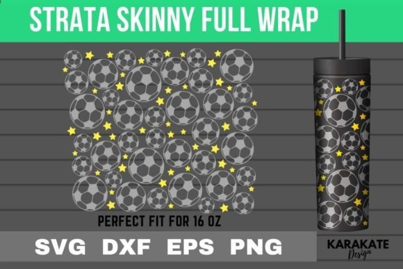 Soccer Squad's Skinny Wrap Graphics for Lifestyle Crafts