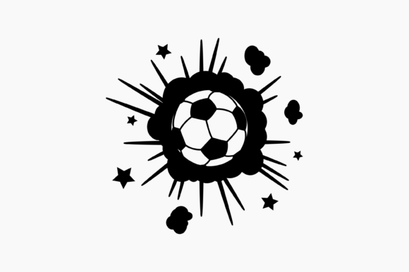 The Exploding Soccer Ball: A Bold Graphic for Craft & Small Business