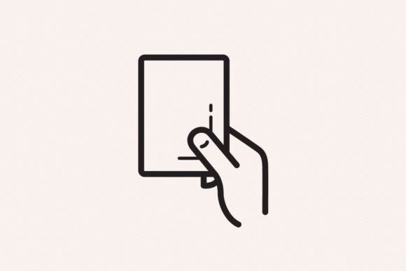 The Soccer Referee Hand Card: A Versatile Icon for Marketing